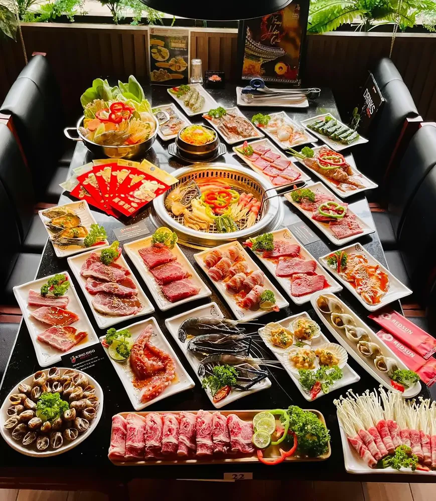 buffet nướng Hàn Quốc tại Huế